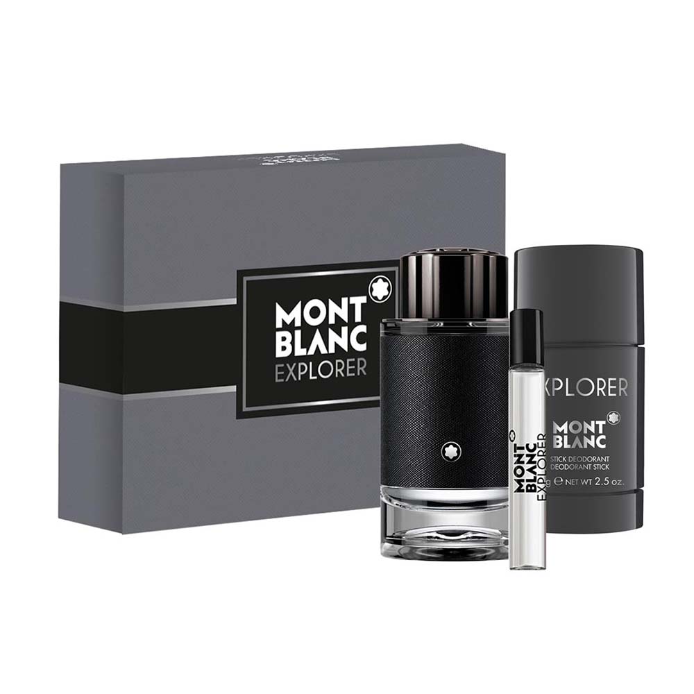 Picture of Mont Blanc Explorer For Men EDP 100ml+7.5ml Mini+ 75gm Deostick Set