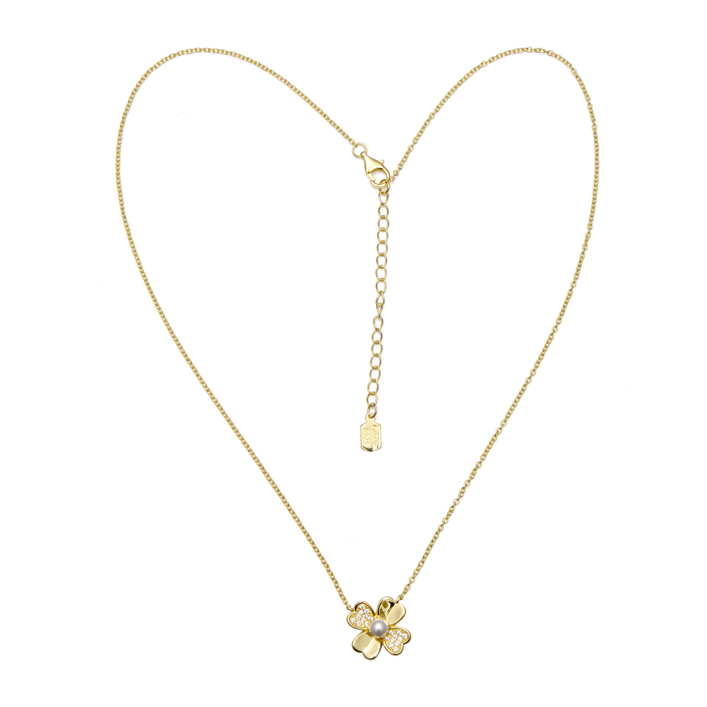 Picture of Fabian Gold Plated Women Necklace - FLJ-NET1784-NL