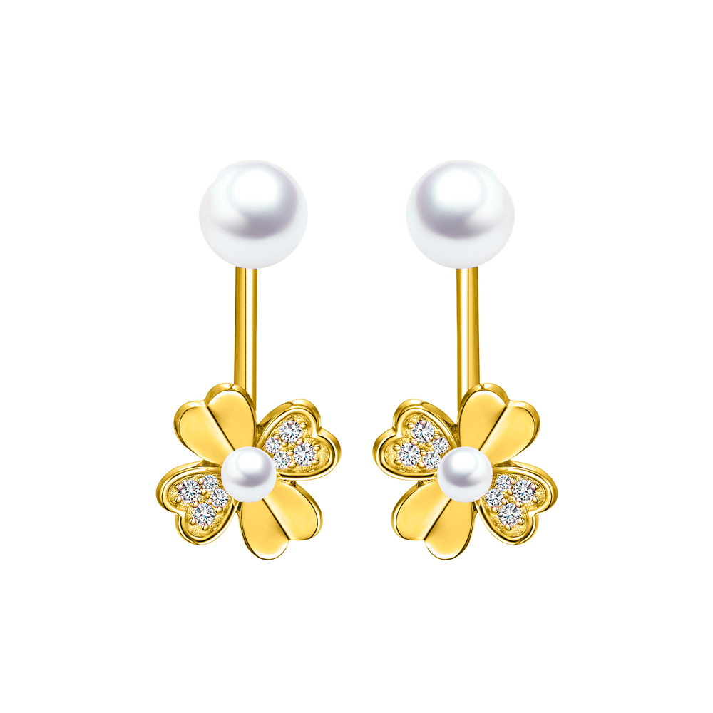 Picture of Fabian Flower Shape Earrings - FLJ-ER1019-ER