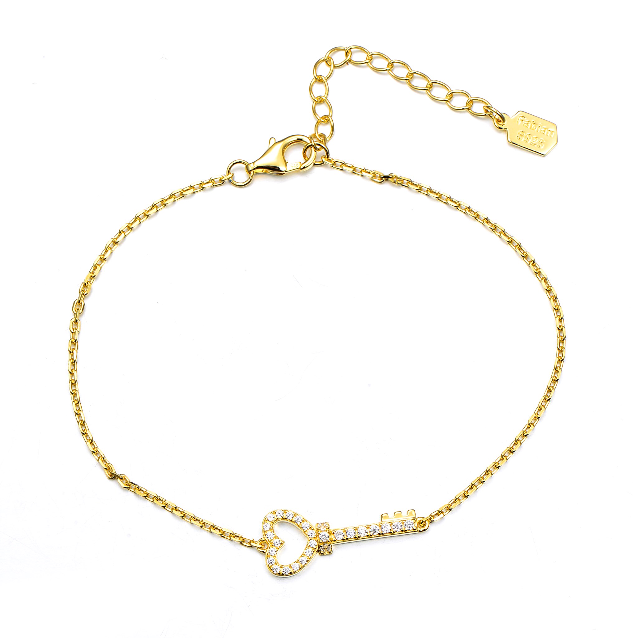 Picture of Fabian Key Pattern Women Bracelet - FLJ-YL761-BR