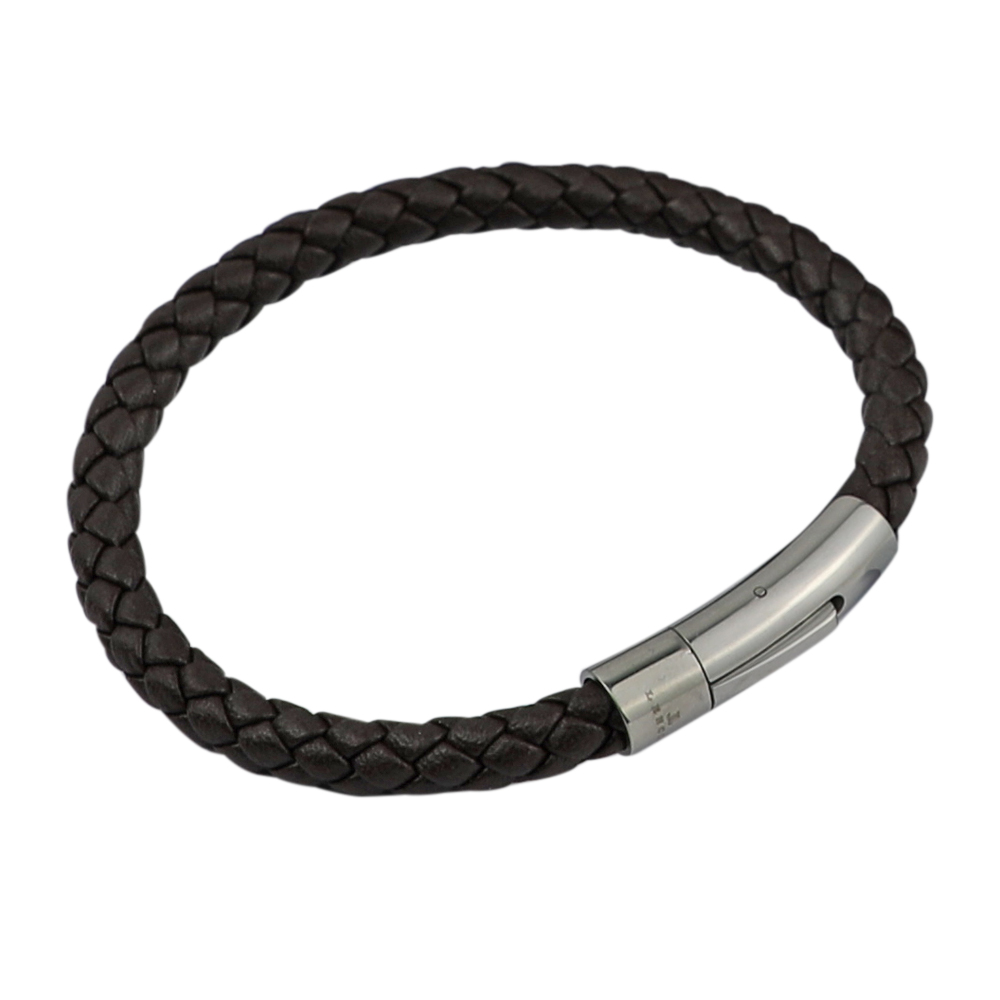 Picture of Lencia Men's Bracelet - LMB-QD12-BR