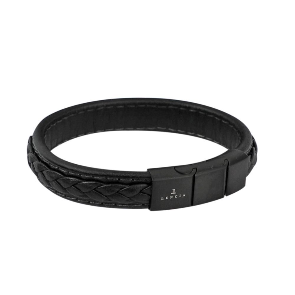 Picture of Lencia Men's Bracelet - LMB-QD13-B
